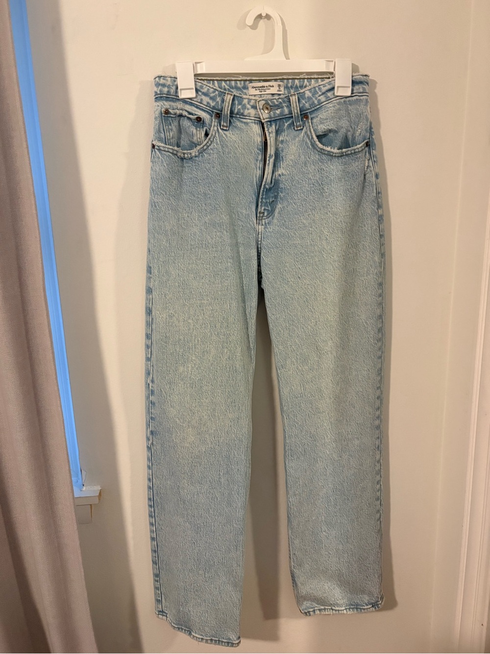 Abercrombie & Fitch Light Blue Straight Leg Jeans